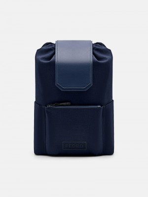 Pedro Gordon Bags Men Backpacks Navy | Q9Q-1232