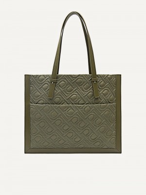 Pedro Icon Nylon Backpack Women Totes Military Green | Q9Q-2305