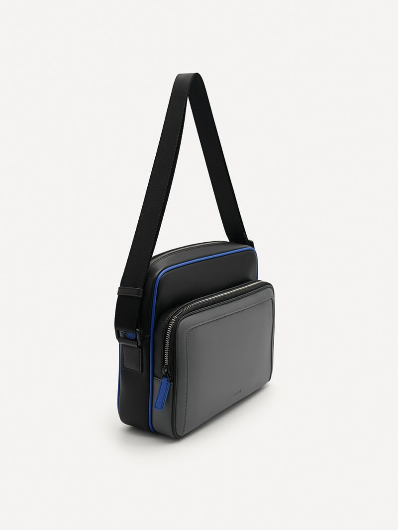 Pedro Porte Bags Men Messenger Bags Dark Grey | Q9Q-1103