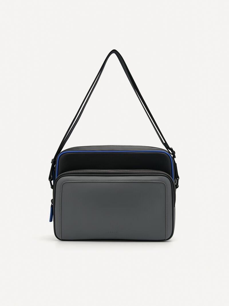 Pedro Porte Bags Men Messenger Bags Dark Grey | Q9Q-1103