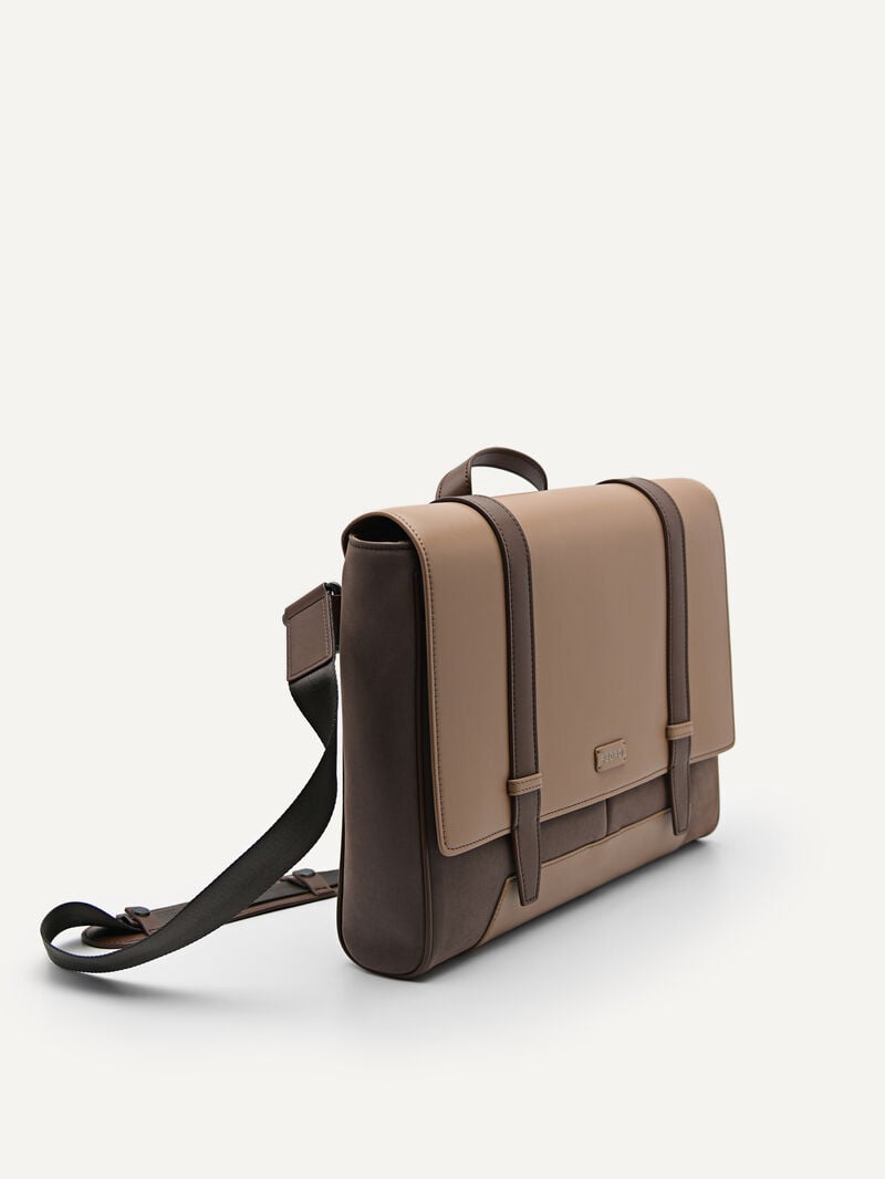 Pedro Rainier Bags Men Messenger Bags Taupe | Q9Q-1096