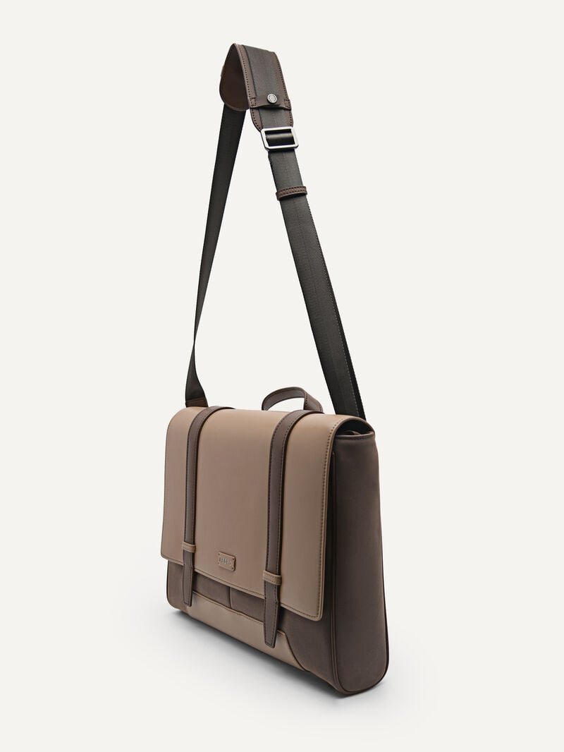 Pedro Rainier Bags Men Messenger Bags Taupe | Q9Q-1096