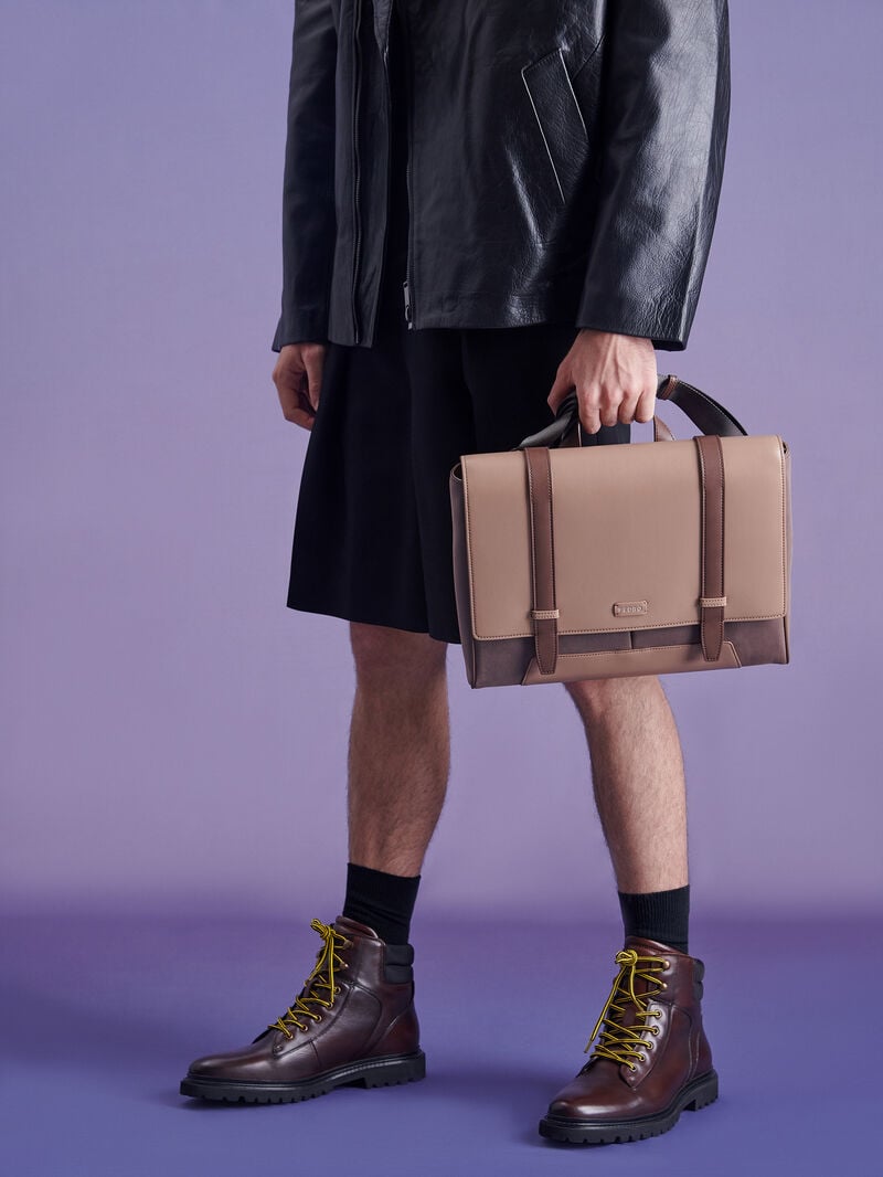 Pedro Rainier Bags Men Messenger Bags Taupe | Q9Q-1096