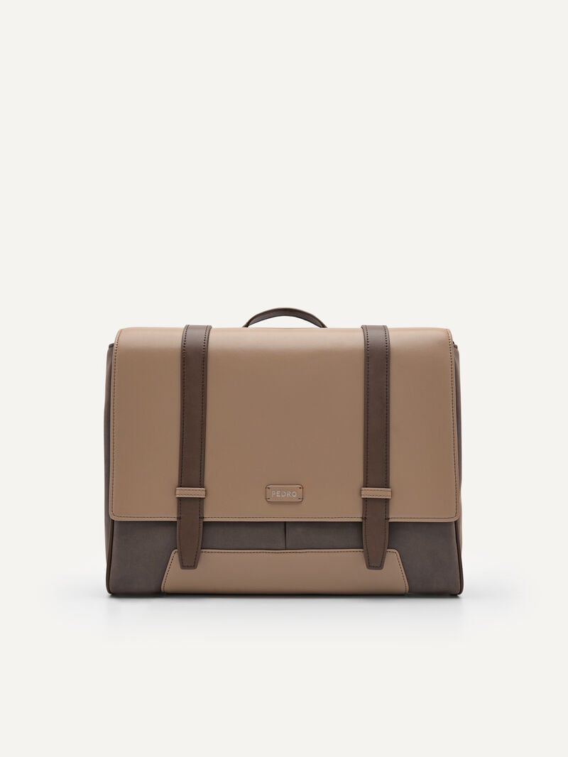 Pedro Rainier Bags Men Messenger Bags Taupe | Q9Q-1096