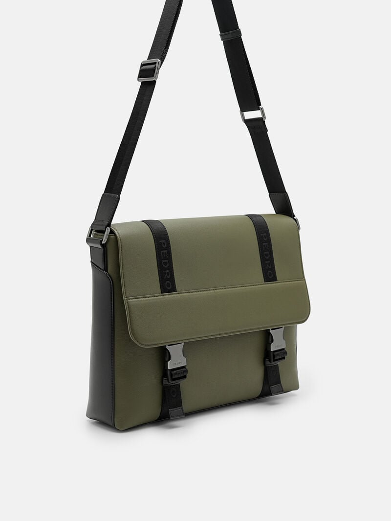 Pedro Rigby Bags Men Messenger Bags Military Green | Q9Q-1076