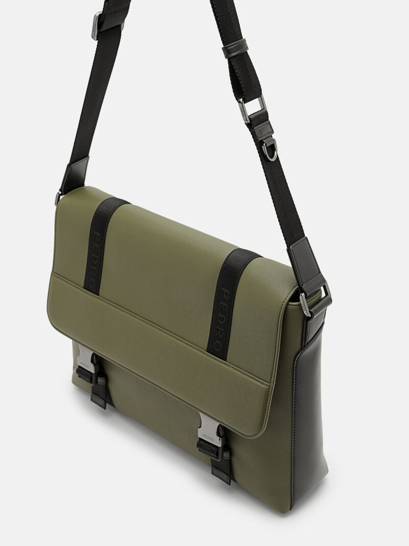 Pedro Rigby Bags Men Messenger Bags Military Green | Q9Q-1076